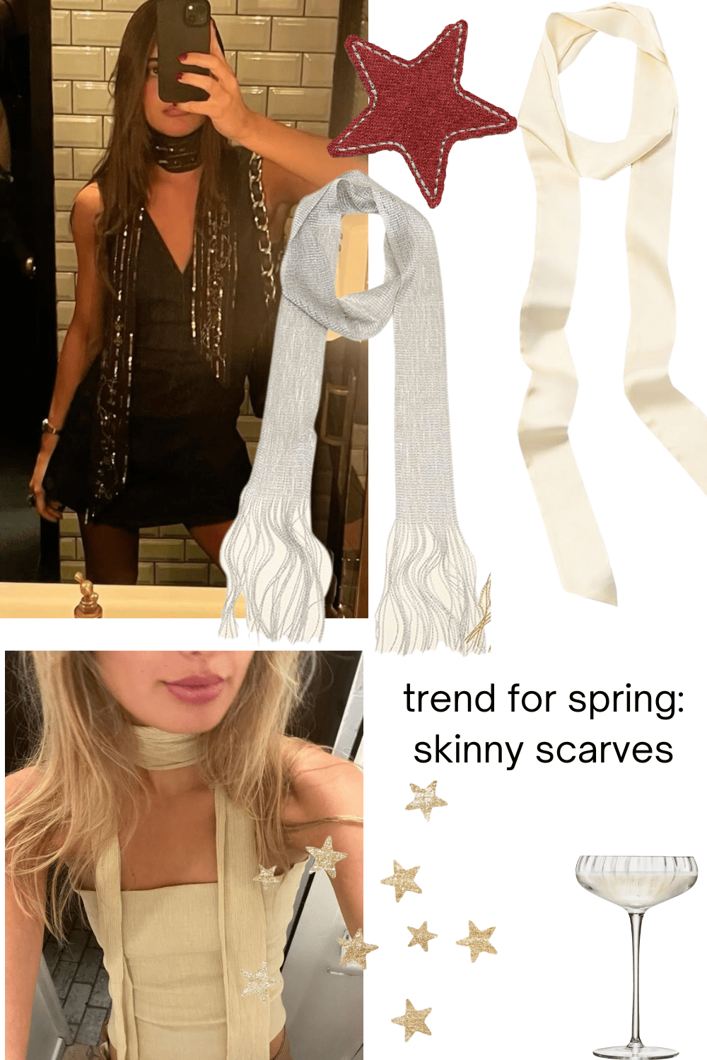 trend for spring: skinny&nbsp;scarves